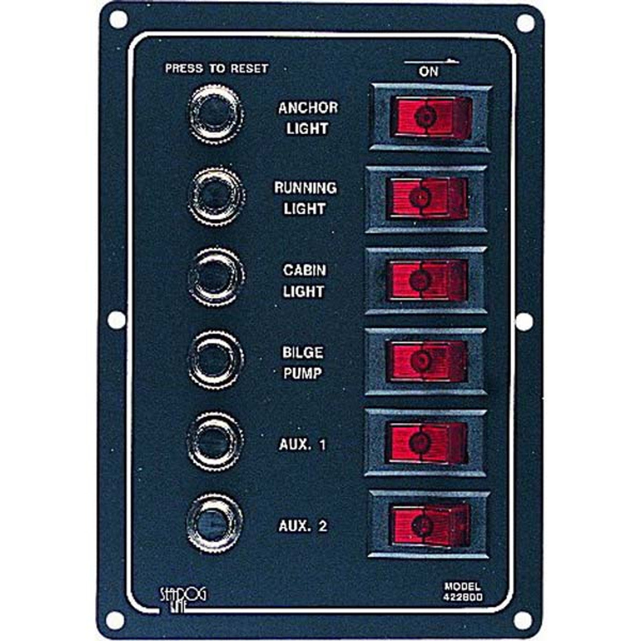 Sea Dog Aluminum Breaker Panel